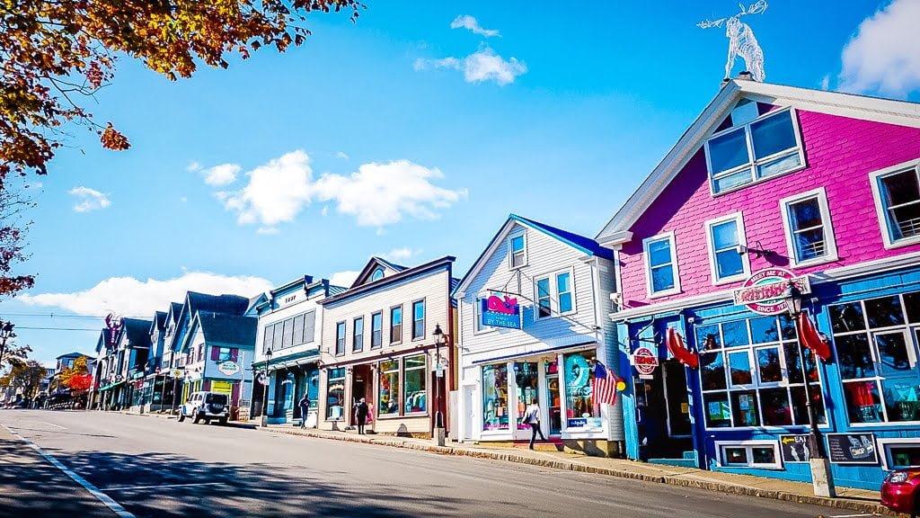 Acadia National Park Bar Harbor Indian Main Street