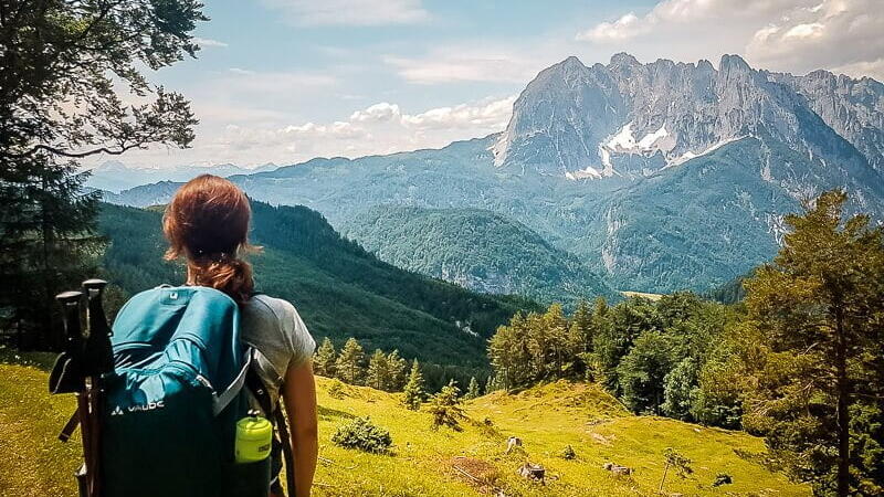 Wilder Kaiser Koasa Trail Etappe 3 Aussicht