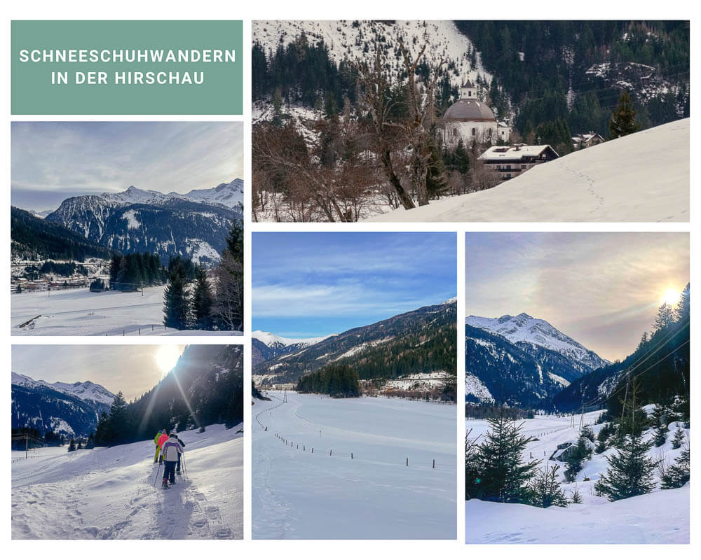 Schneeschuhwandern in der Hirschau bei Bad Gastein