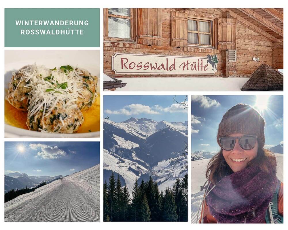 Winterurlaub in Österreich mit Wanderung zur Rosswaldhütte von Saalbach Hinterglemm