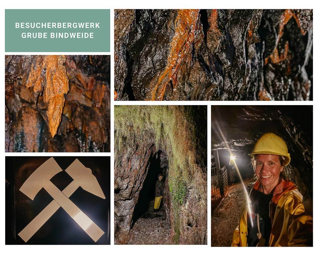 Besucherbergwerk Grube Bindweide in Steinebach in der Region Westerwald-Sieg