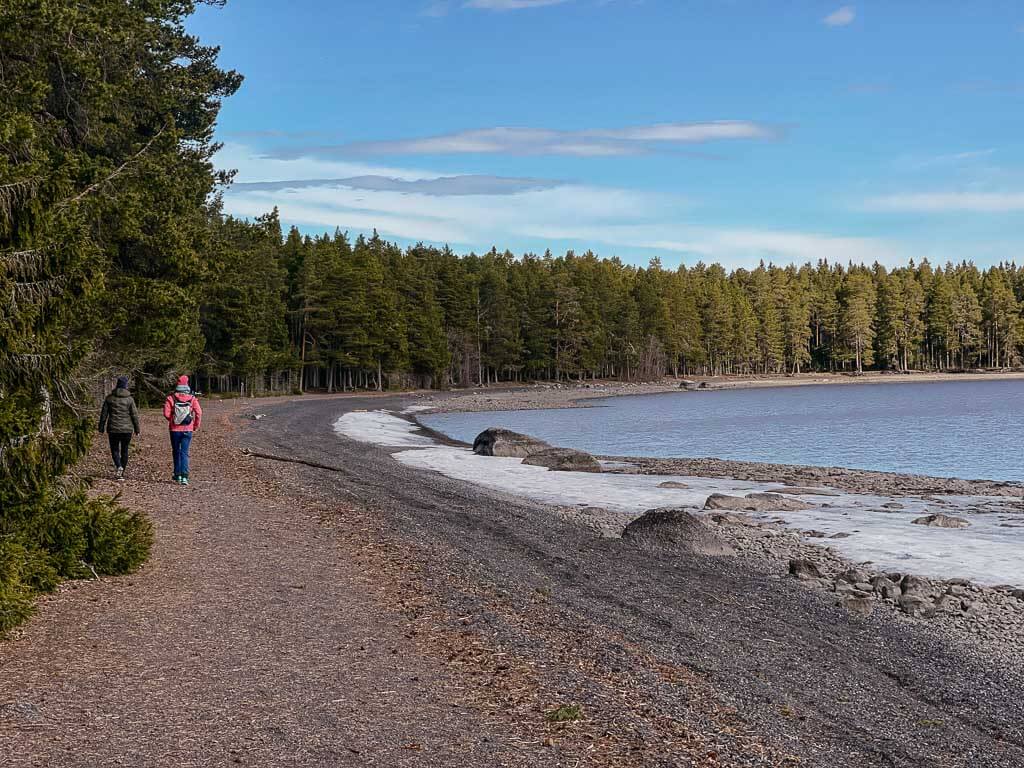 Jämtland - Andersön Naturreservat mit Strand in Jämtland