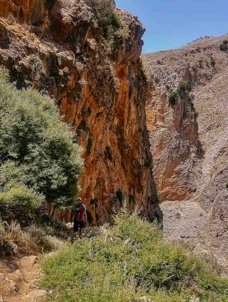 Kretas Schluchten - Weg von Livaniana in die Aradena Schlucht