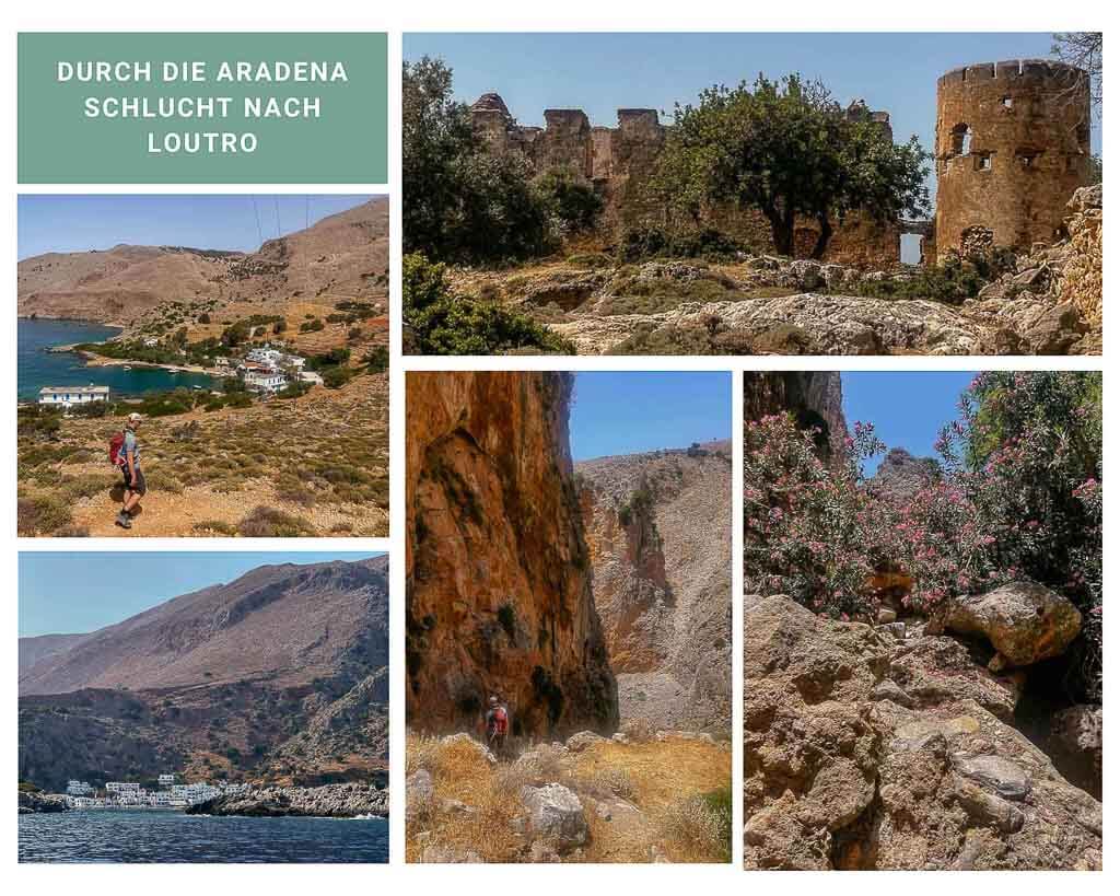 Kretas Schluchten - Wandern durch die Aradena Schlucht nach Loutro