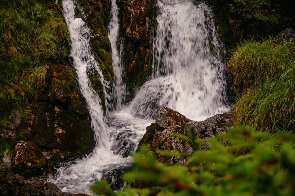 Doser Wasserfall auf dem Lechweg