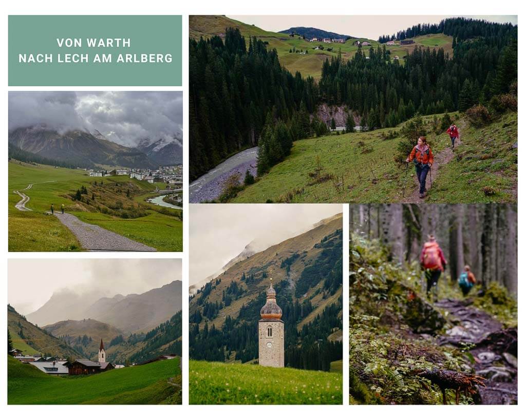 Lechweg Wandern von Warth nach Lech am Arlberg