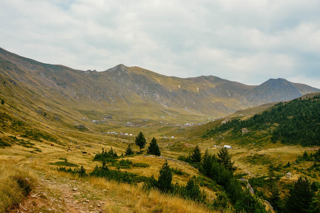 Peaks of the Balkans Fernwanderweg bei Doberdol