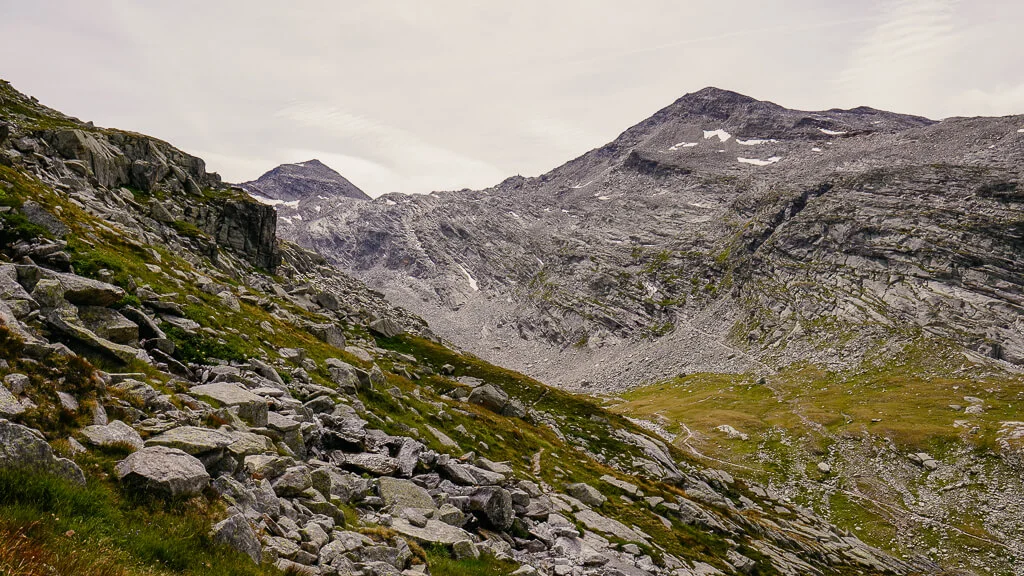 Wandern im Saastal am Monte-Moro-Pass