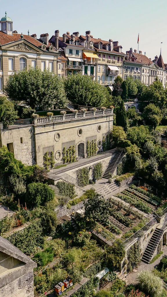 Terrassengärten an der Münsterplattform in Bern