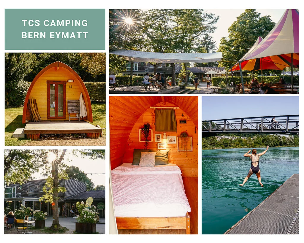 TCS Campingplatz in Bern Eymatt am Wohlensee