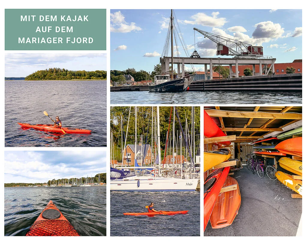Kajak-Tour in Mariager auf dem Mariager Fjord in Himmerland, Dänemark
