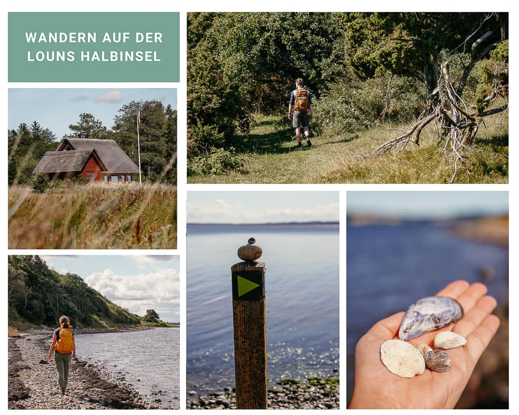 Wandern in Himmerland auf der Louns Halbinsel in Dänemark