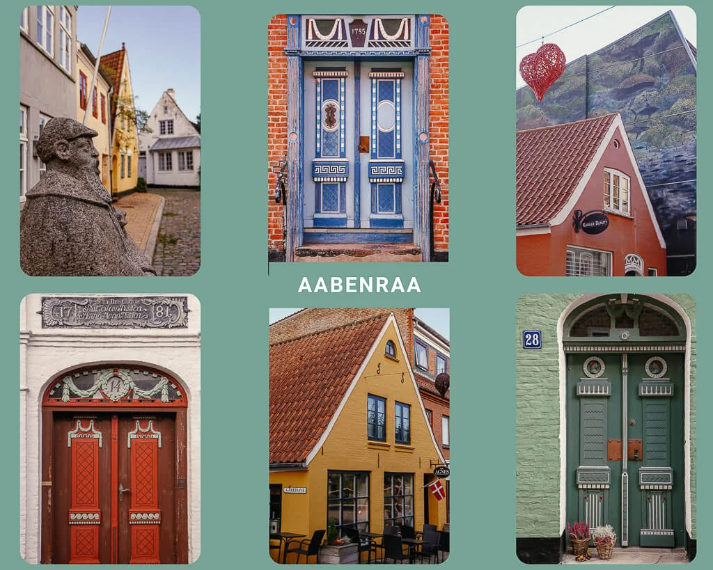 Aabenraa Türen in der Altstadt - Südjütland/ Sønderjylland