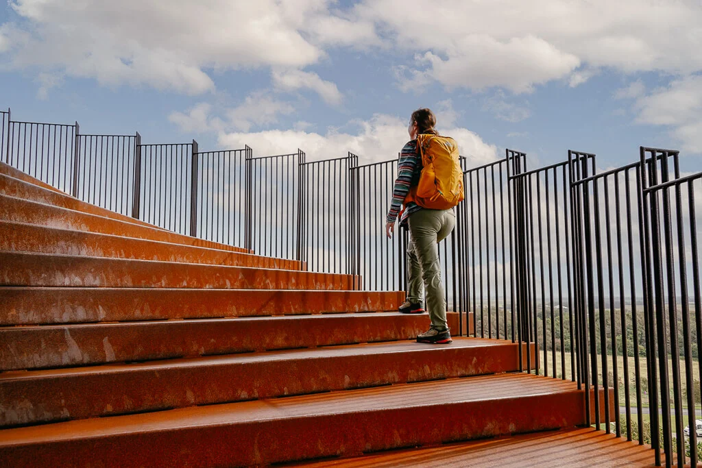 Couchflucht auf dem Aussichtsturm Marsk Tower bei Skærbæk in Südjütland/ Sønderjylland