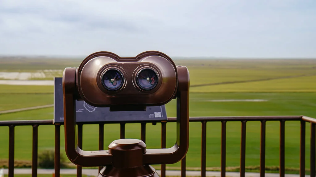 Aussichtsplattform des Marsk Towers bei Skærbæk in Südjütland/ Sønderjylland