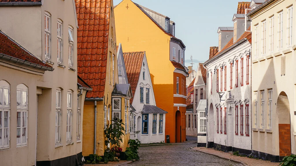 Altstadt von Aabenraa in Südjütland/ Sønderjylland