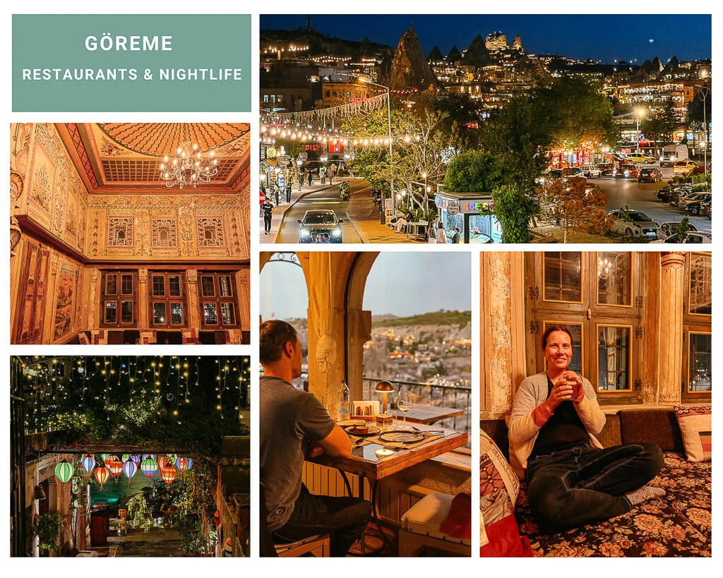 G&ouml;reme Nightlife und Restaurants in Kappadokien