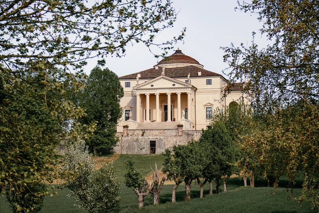 Villa La Rotonda bei Vicenza w&auml;hrend der Radreise von Bozen nach Venedig