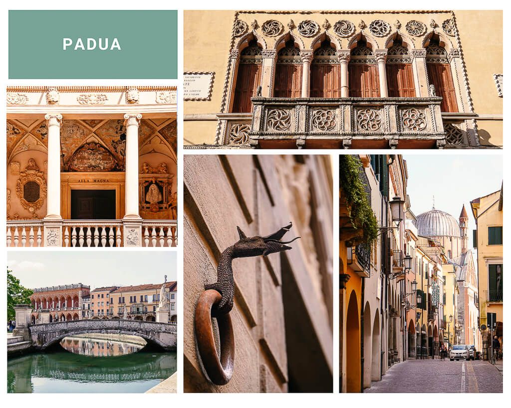 Historische Altstadt von Padua w&auml;hrend der Eurobike-Radreise von Bozen nach Venedig