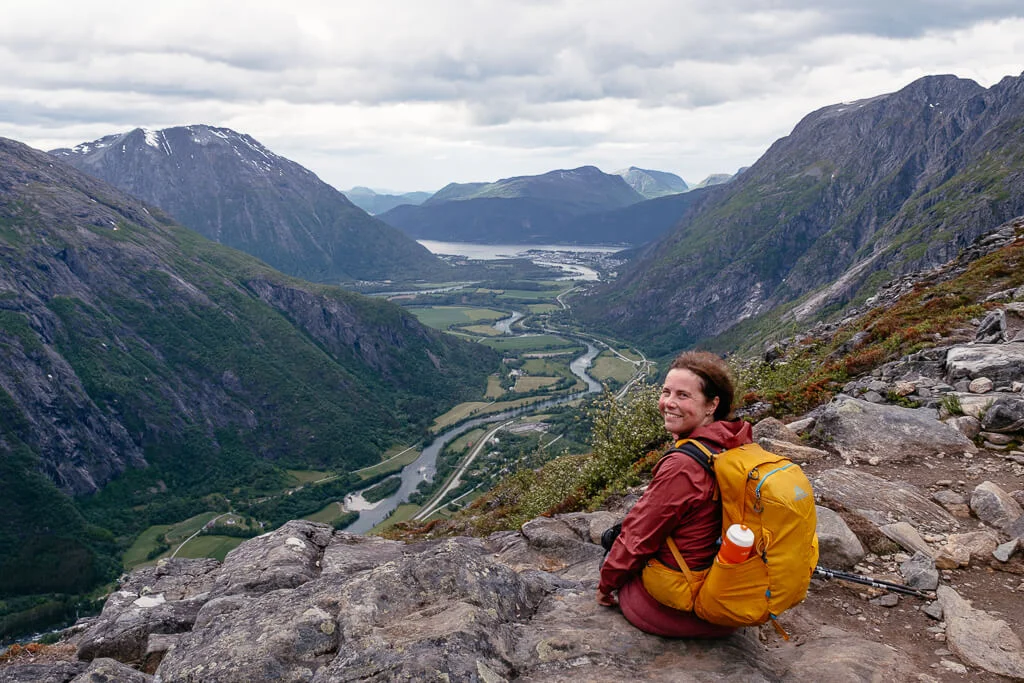 Couchflucht am Berg Litlefjellet im Vengedalen in Norwegen